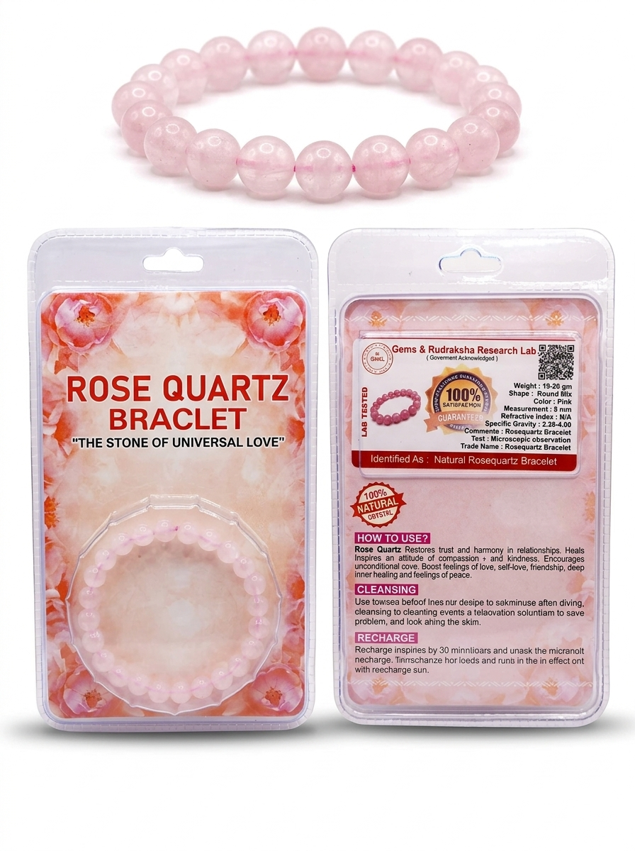 rose quartz bracelet